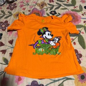 Disney Minnie Happy Halloween Tee Kids ~ L